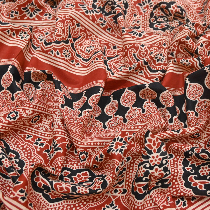 Premium Cotton Printed Fabric | Soft Breathable Designer Print-000350-15