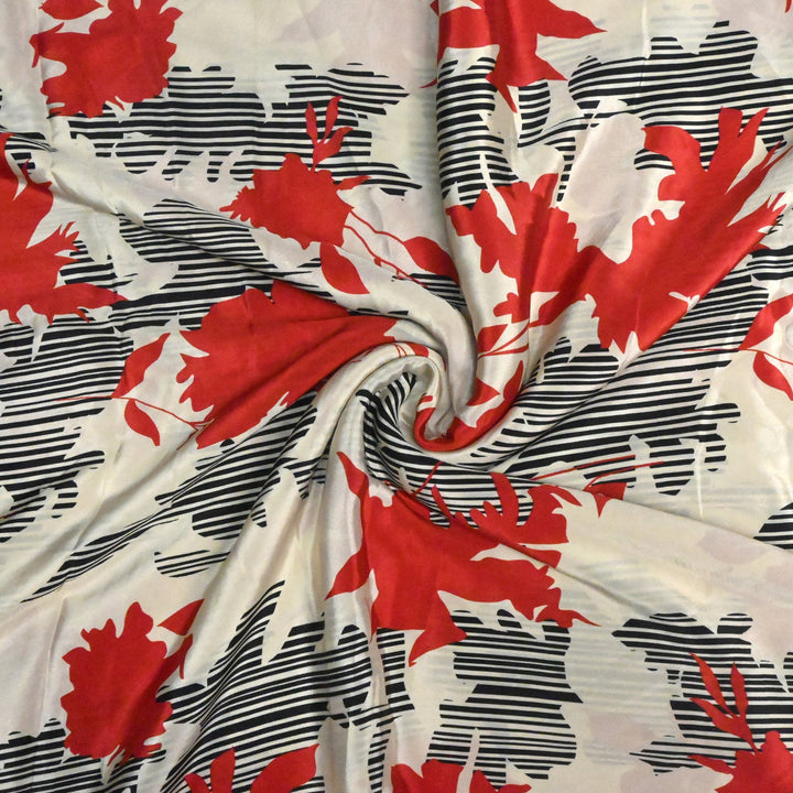 Natural Crepe Digital Print Fabrics