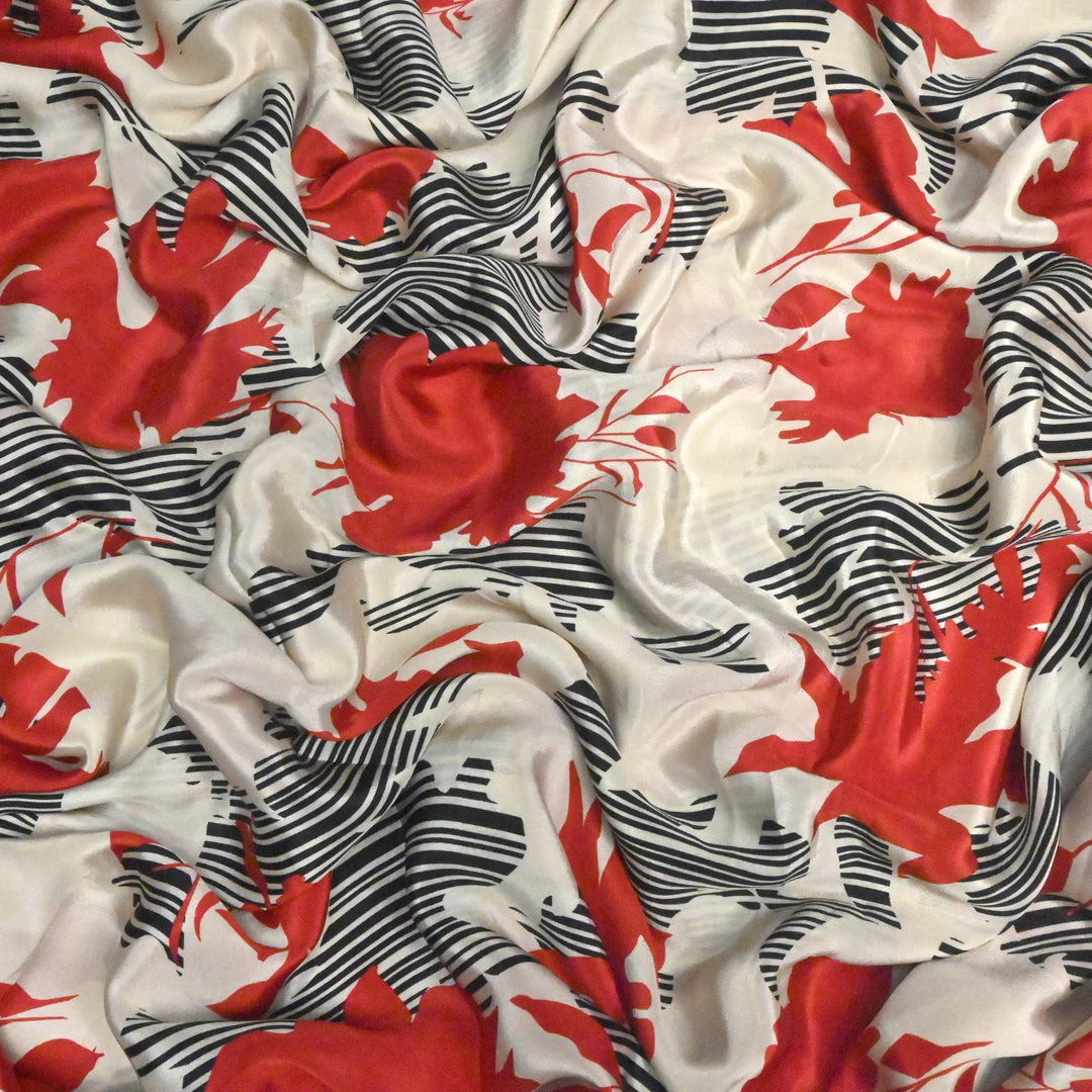 Natural Crepe Digital Print Fabrics
