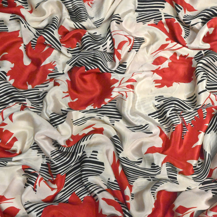 Natural Crepe Digital Print Fabrics