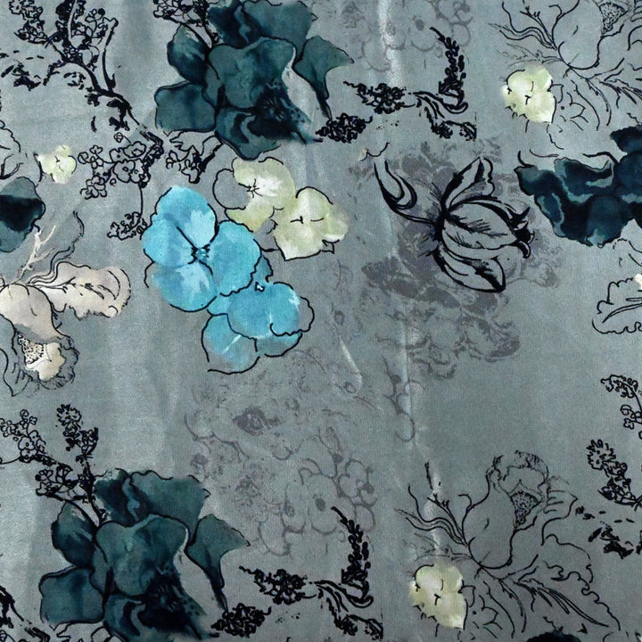Natural Crepe Digital Print Fabrics