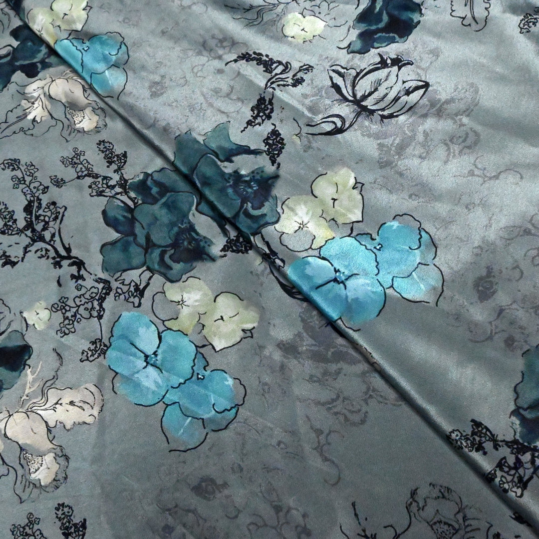 Natural Crepe Digital Print Fabrics