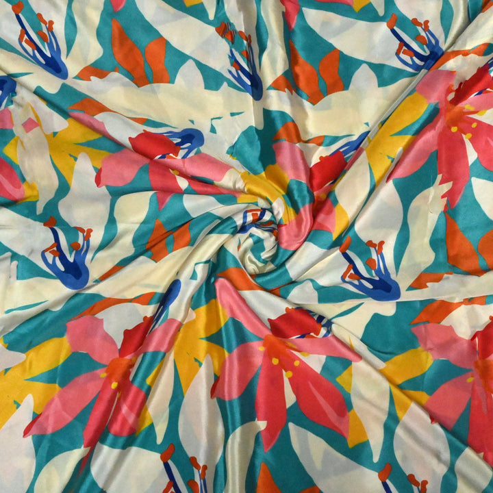 Natural Crepe Digital Print Fabrics