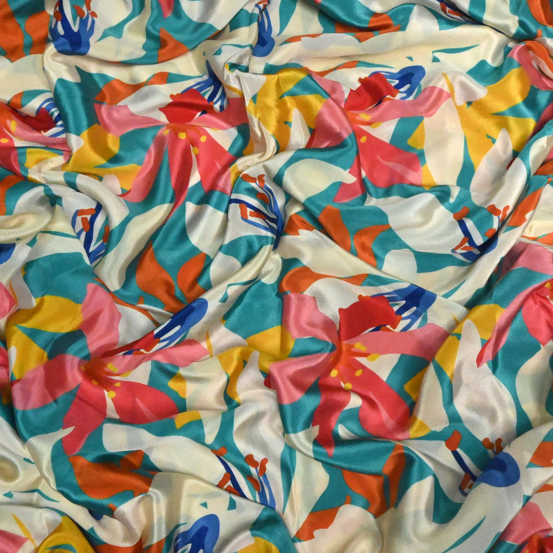 Natural Crepe Digital Print Fabrics
