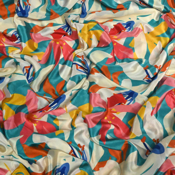 Natural Crepe Digital Print Fabrics