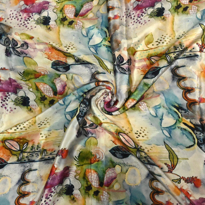 Natural Crepe Digital Print Fabrics