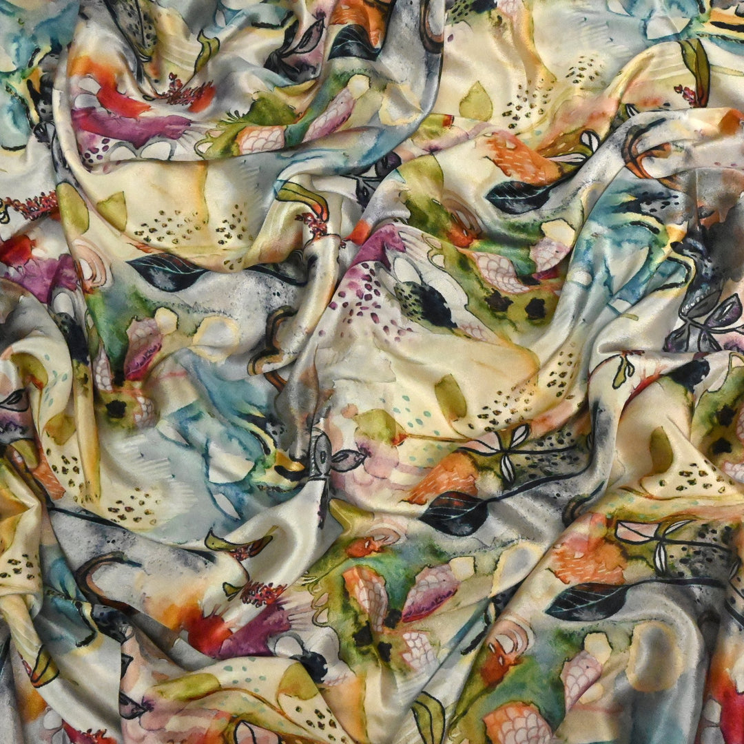 Natural Crepe Digital Print Fabrics