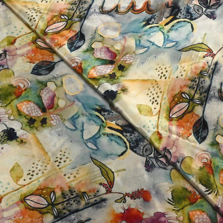 Natural Crepe Digital Print Fabrics