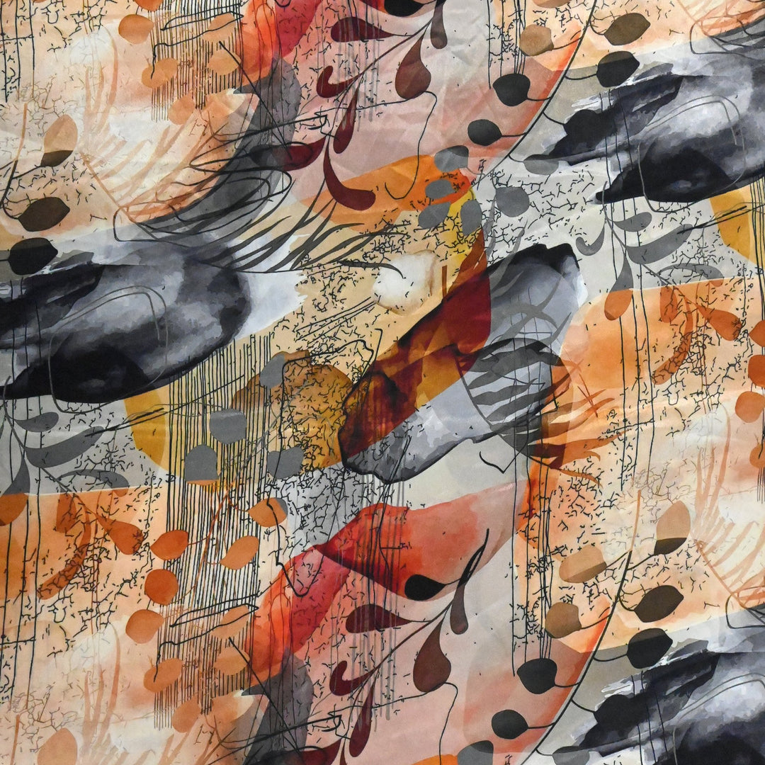 Natural Crepe Digital Print Fabrics
