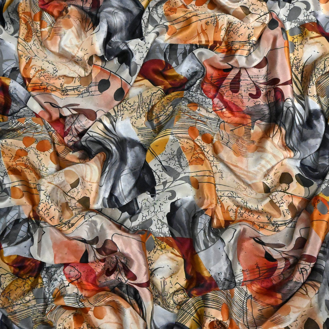 Natural Crepe Digital Print Fabrics