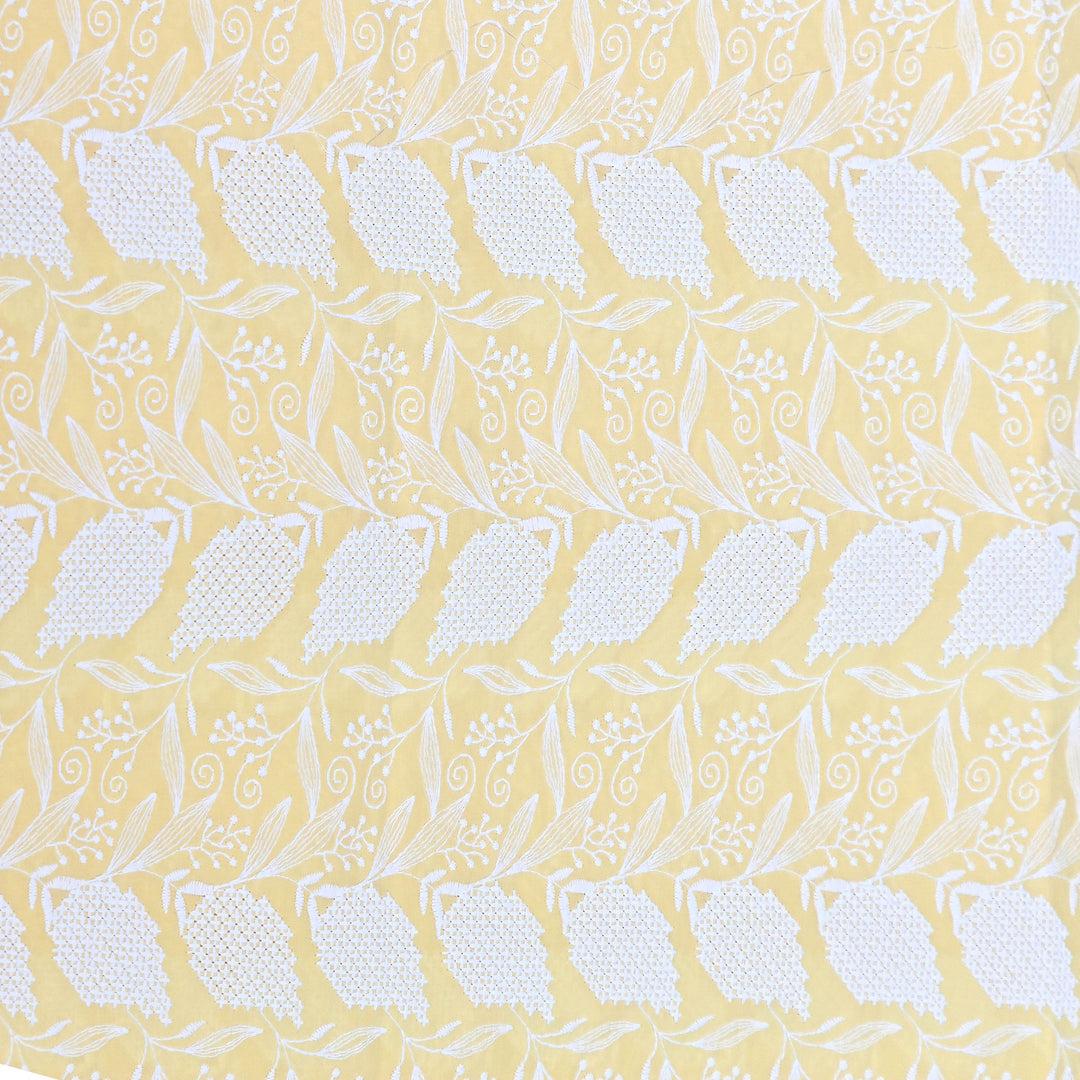 Cotton Chicken Thread Embroidery Fabric – Soft Elegant Summer Designer Fabric H24956-4