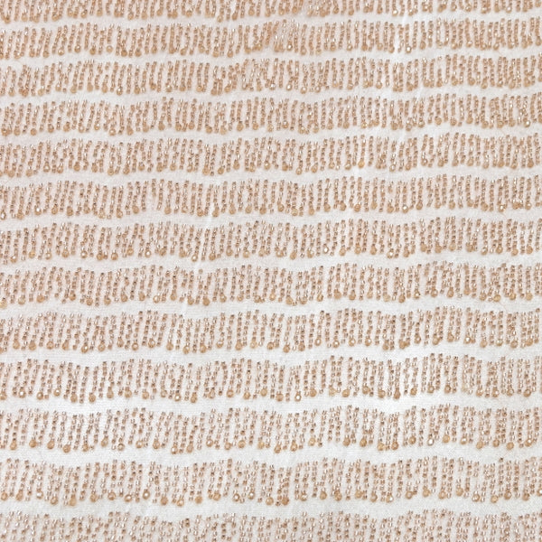 Imported Net Embroidery Fabric | Designer Net Embroidered Fabric-CF4810-3
