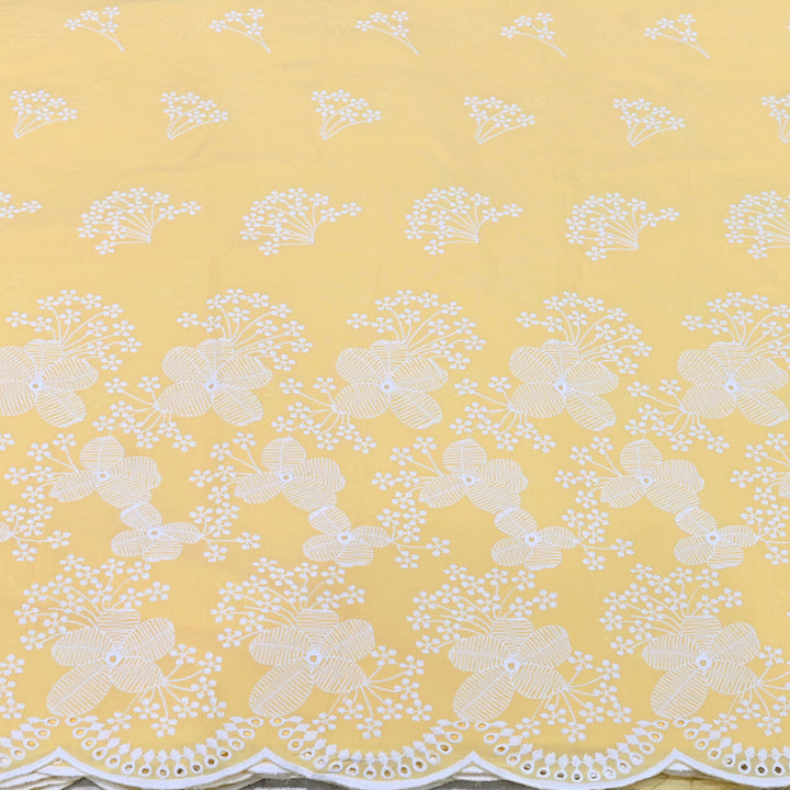 Cotton Chicken Thread Embroidery Fabric – Soft Elegant Summer Designer Fabric H20067-4