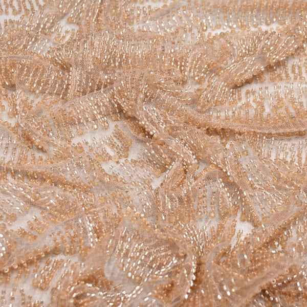 Imported Net Embroidery Fabric | Designer Net Embroidered Fabric-CF4810-3