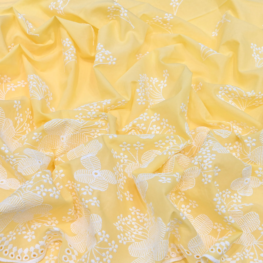 Cotton Chicken Thread Embroidery Fabric – Soft Elegant Summer Designer Fabric H20067-4