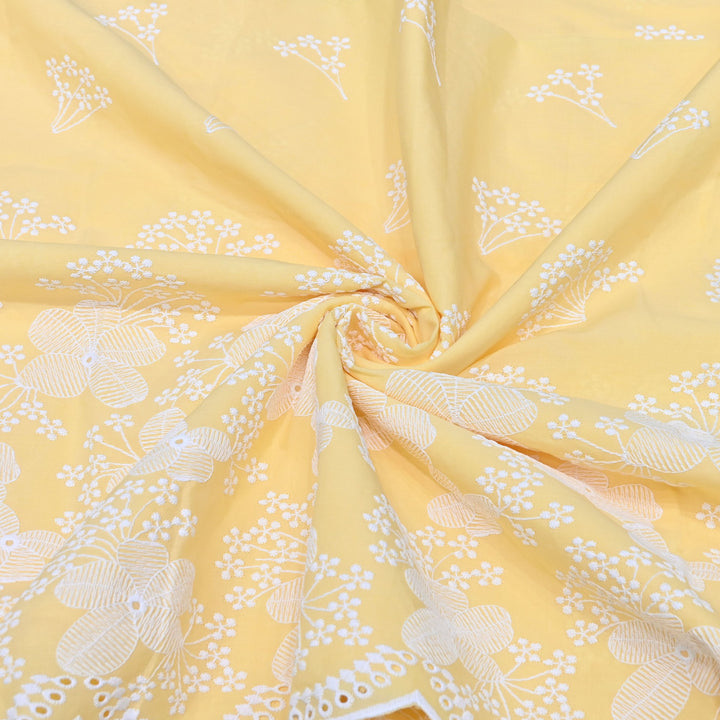 Cotton Chicken Thread Embroidery Fabric – Soft Elegant Summer Designer Fabric H20067-4