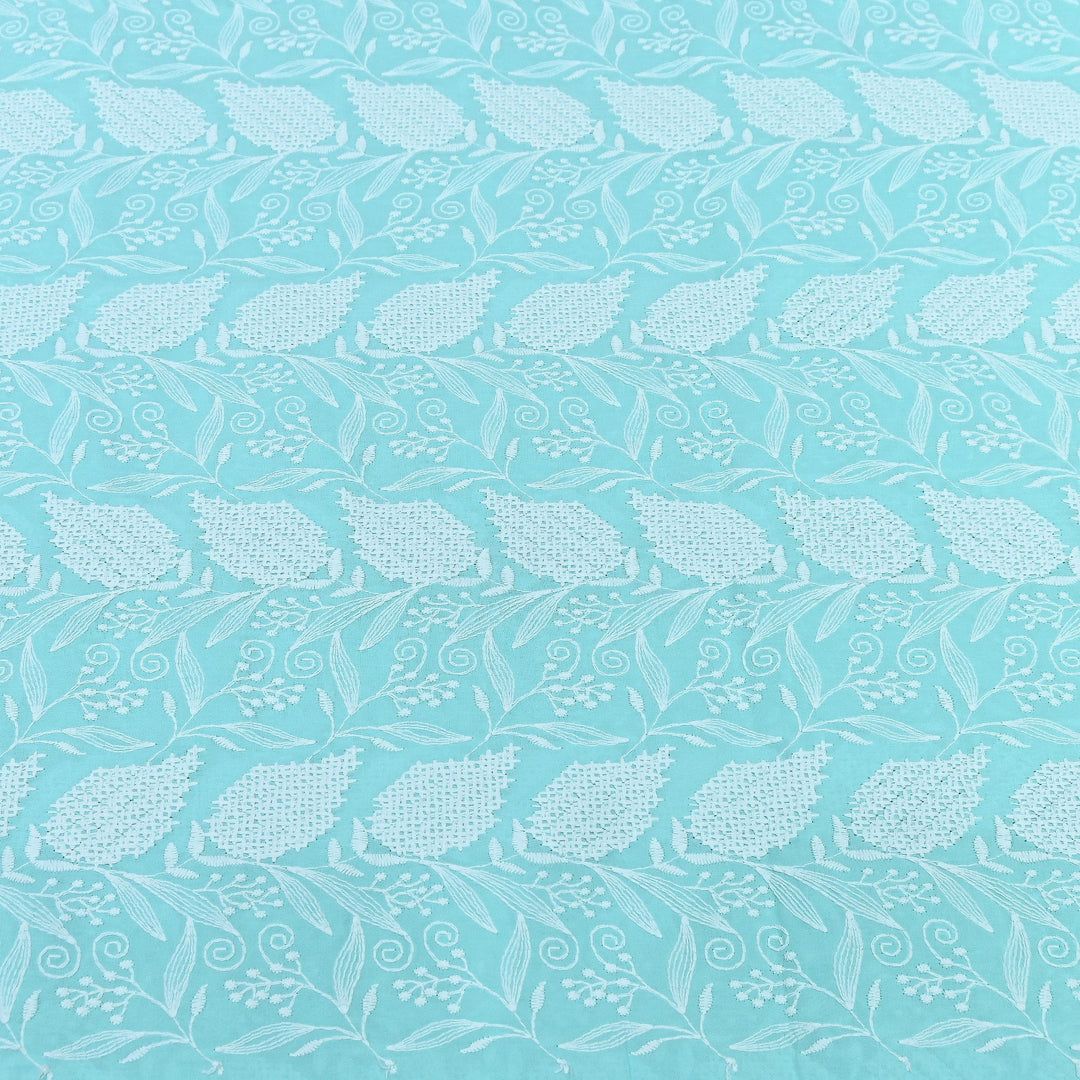 Cotton Chicken Thread Embroidery Fabric – Soft Elegant Summer Designer Fabric H24956-3