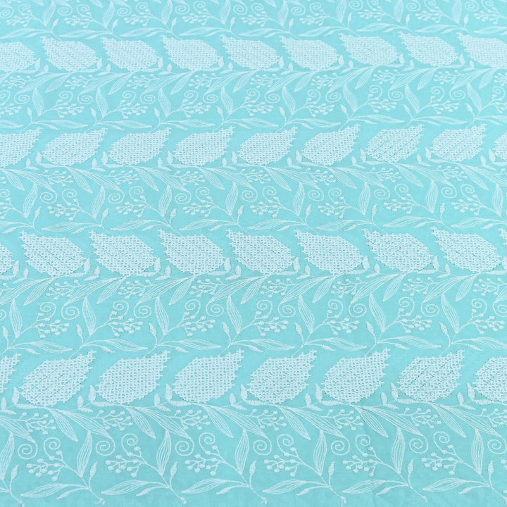 Cotton Chicken Thread Embroidery Fabric – Soft Elegant Summer Designer Fabric H24956-3