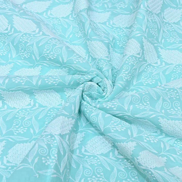 Cotton Chicken Thread Embroidery Fabric – Soft Elegant Summer Designer Fabric H24956-3