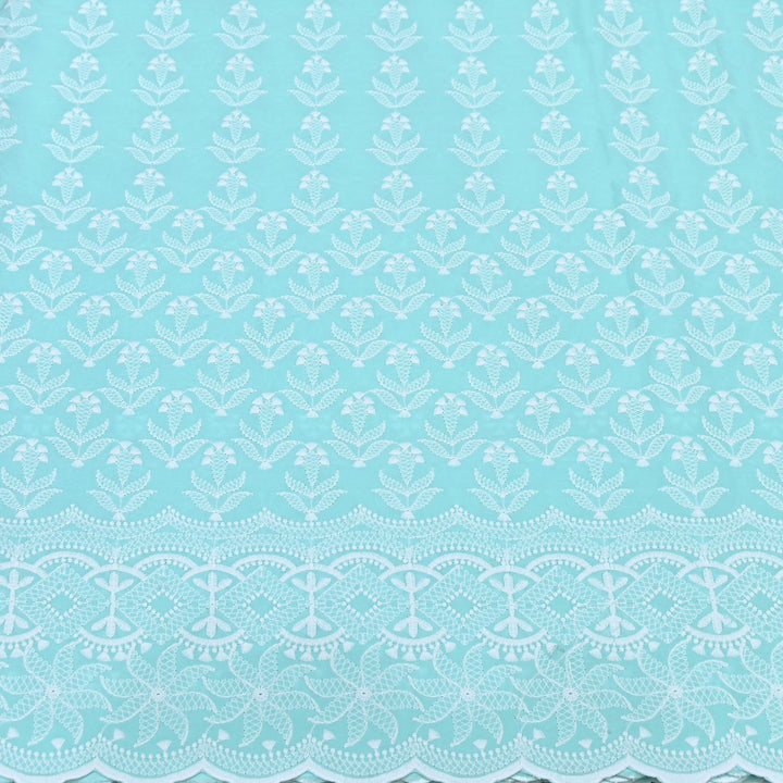 Cotton Chicken Thread Embroidery Fabric – Soft Elegant Summer Designer Fabric H24117-8