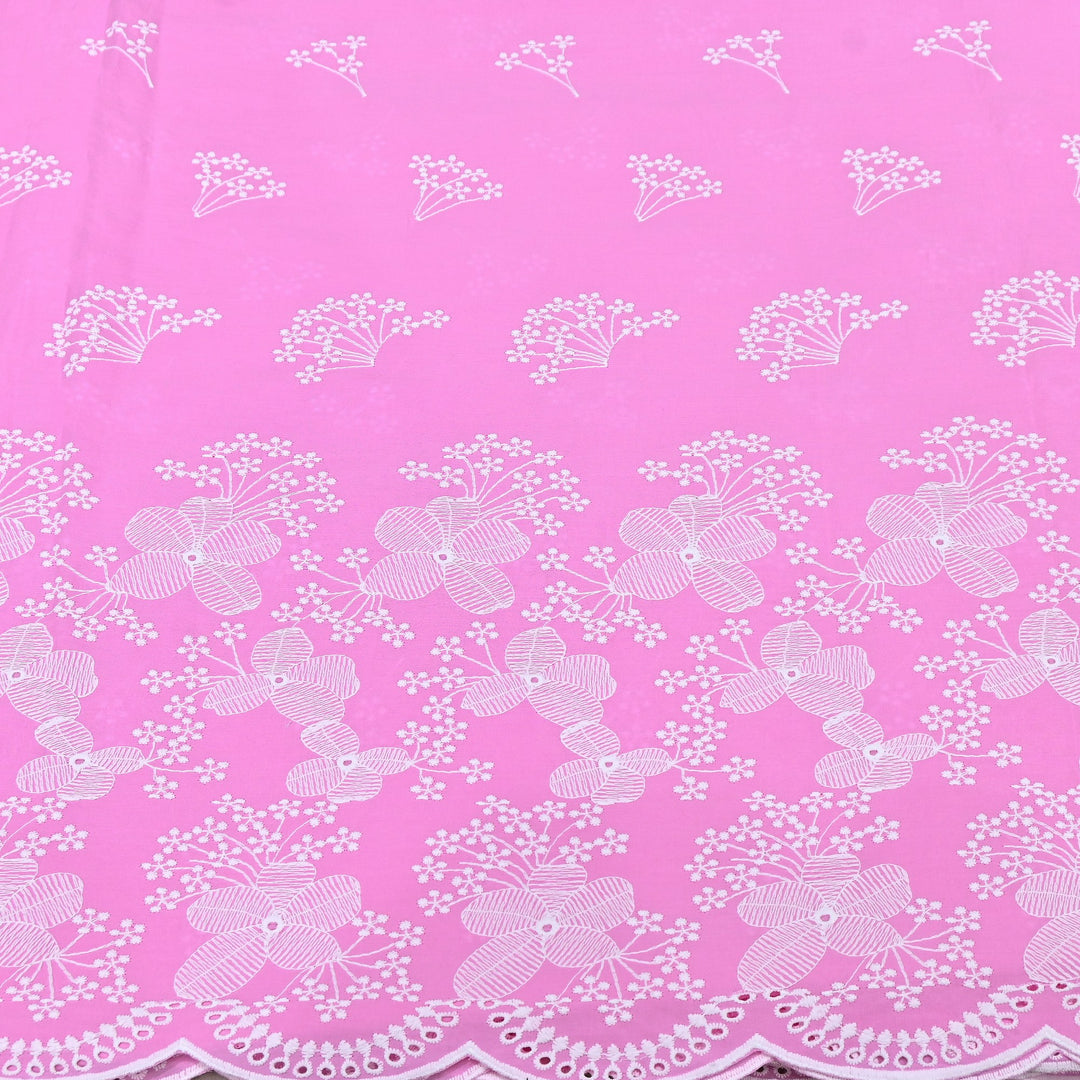 Cotton Chicken Thread Embroidery Fabric – Soft Elegant Summer Designer Fabric H20067-3