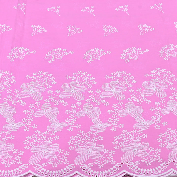 Cotton Chicken Thread Embroidery Fabric – Soft Elegant Summer Designer Fabric H20067-3