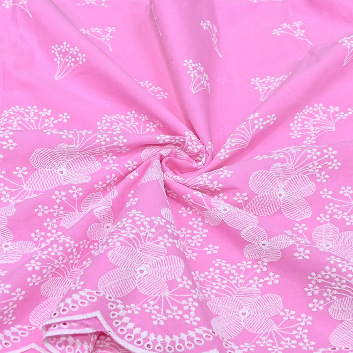 Cotton Chicken Thread Embroidery Fabric – Soft Elegant Summer Designer Fabric H20067-3