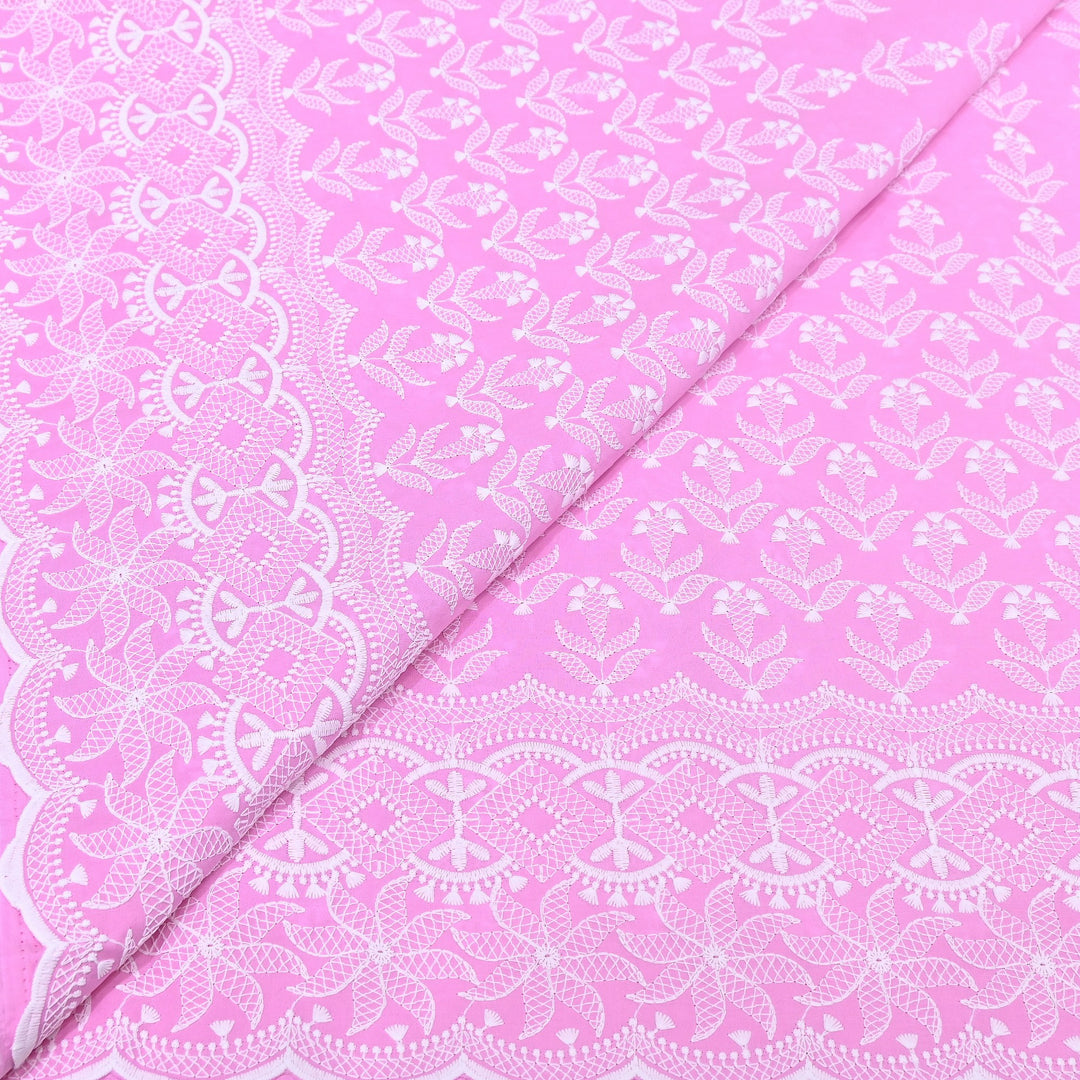 Cotton Chicken Thread Embroidery Fabric – Soft Elegant Summer Designer Fabric H24117-5