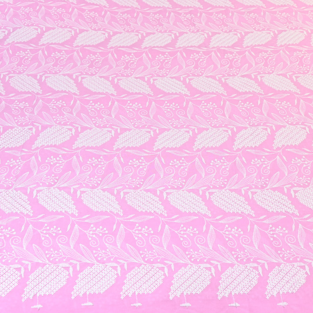 Cotton Chicken Thread Embroidery Fabric – Soft Elegant Summer Designer Fabric H24956-1