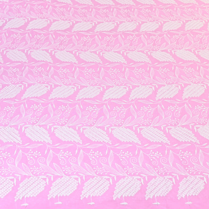 Cotton Chicken Thread Embroidery Fabric – Soft Elegant Summer Designer Fabric H24956-1
