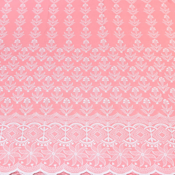Cotton Chicken Thread Embroidery Fabric – Soft Elegant Summer Designer Fabric H24117-2