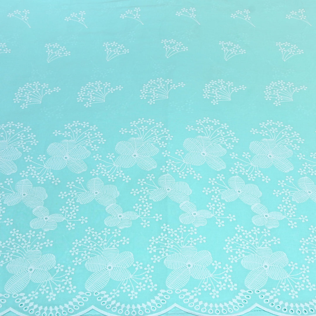 Cotton Chicken Thread Embroidery Fabric – Soft Elegant Summer Designer Fabric H20067-1