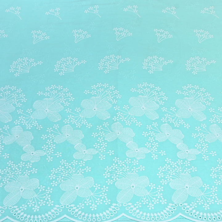 Cotton Chicken Thread Embroidery Fabric – Soft Elegant Summer Designer Fabric H20067-1