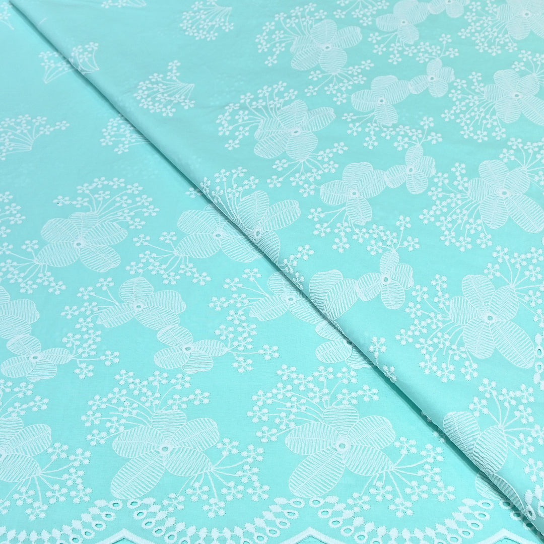 Cotton Chicken Thread Embroidery Fabric – Soft Elegant Summer Designer Fabric H20067-1