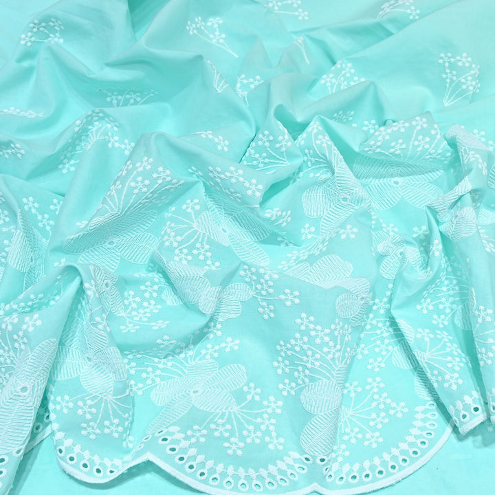 Cotton Chicken Thread Embroidery Fabric – Soft Elegant Summer Designer Fabric H20067-1