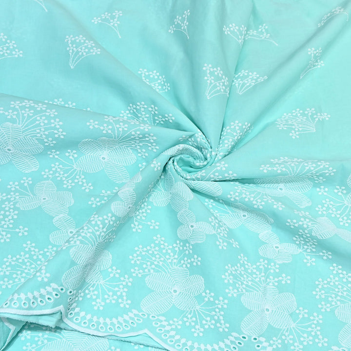 Cotton Chicken Thread Embroidery Fabric – Soft Elegant Summer Designer Fabric H20067-1