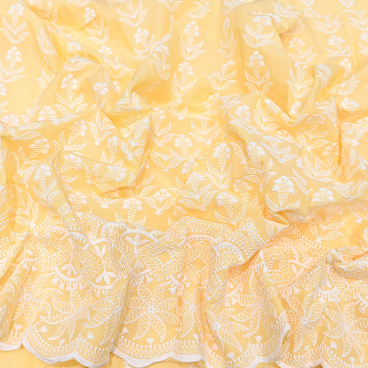 Cotton Chicken Thread Embroidery Fabric – Soft Elegant Summer Designer Fabric H24117-1
