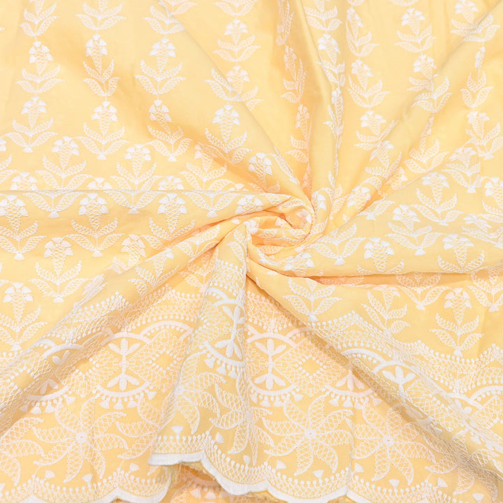 Cotton Chicken Thread Embroidery Fabric – Soft Elegant Summer Designer Fabric H24117-1