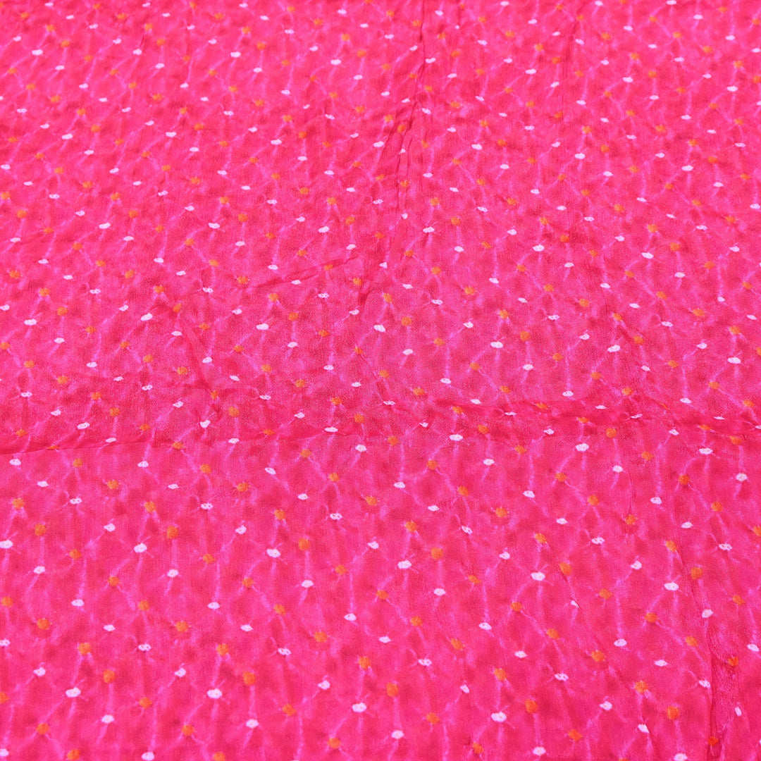 Elegant Chinnon Chiffon Digital Print Fabric | Designer Printed Chiffon Fabric-CRK884-I