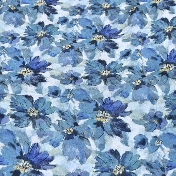 Elegant Chinnon Chiffon Digital Print Fabric | Designer Printed Chiffon Fabric-CRK884-G