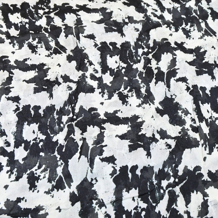Elegant Chinnon Chiffon Digital Print Fabric | Designer Printed Chiffon Fabric-CRK884-F