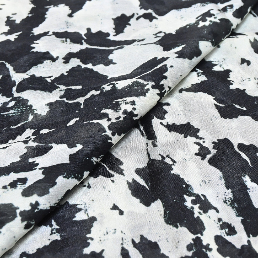 Elegant Chinnon Chiffon Digital Print Fabric | Designer Printed Chiffon Fabric-CRK884-F