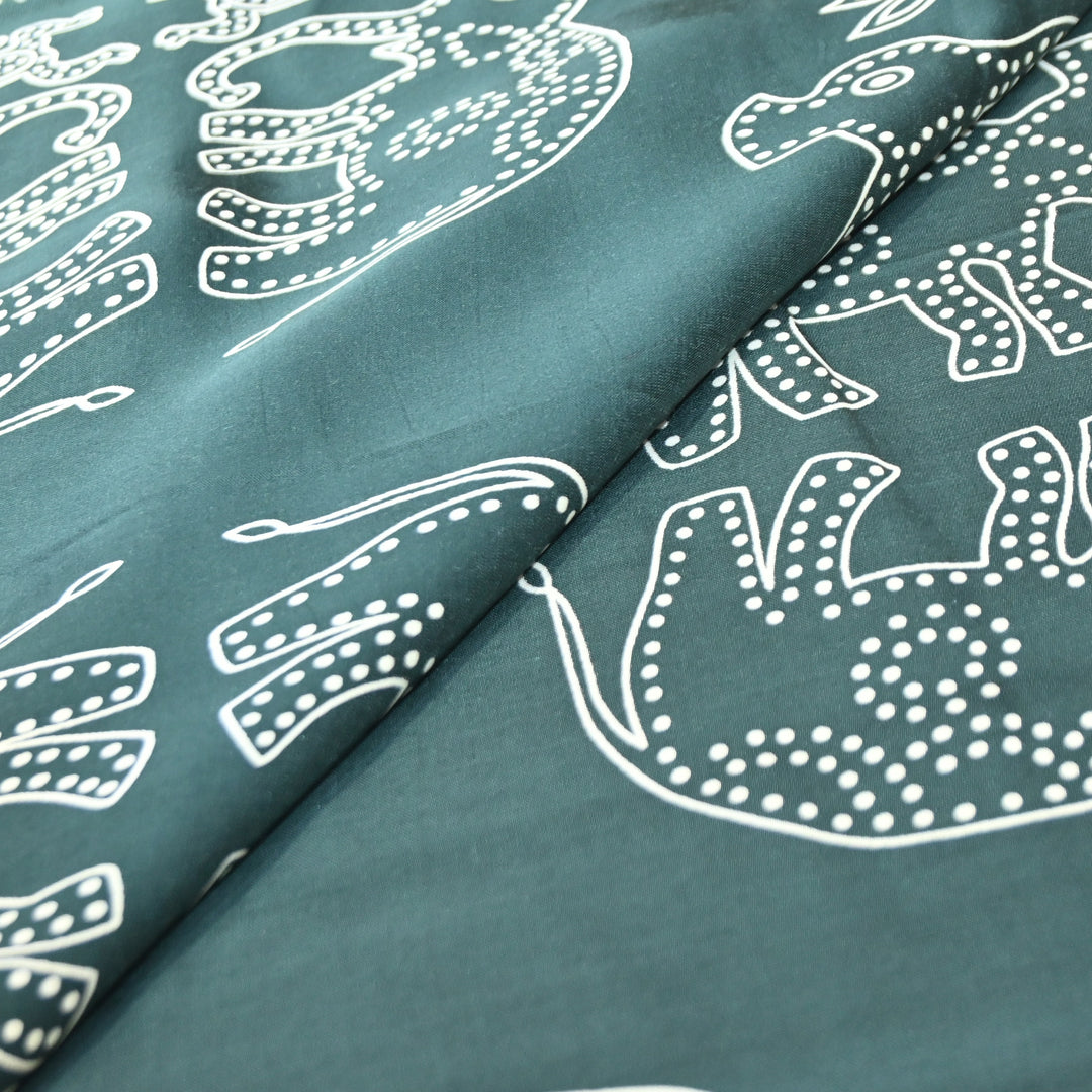 Modal Satin Digital Print Fabric – Soft Luxury Printed Satin Fabric-001416-7