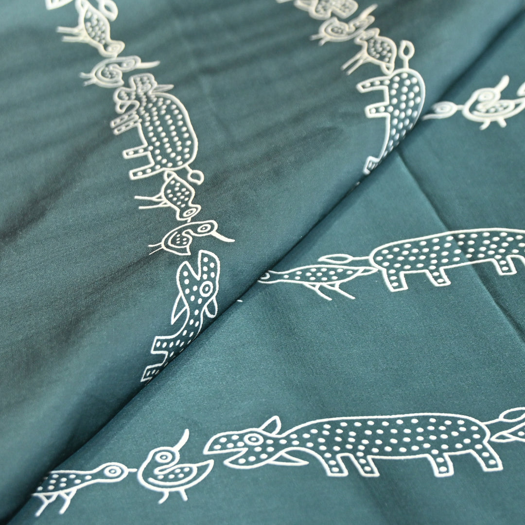 Modal Satin Digital Print Fabric – Soft Luxury Printed Satin Fabric-001416-8