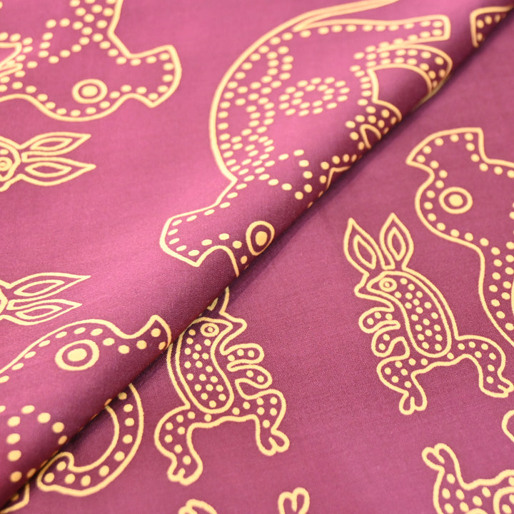 Modal Satin Digital Print Fabric – Soft Luxury Printed Satin Fabric-001416-9