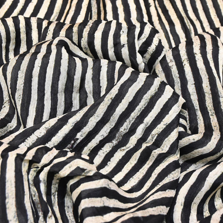 Elegant Chinnon Chiffon Digital Print Fabric | Designer Printed Chiffon Fabric-CRK884-B