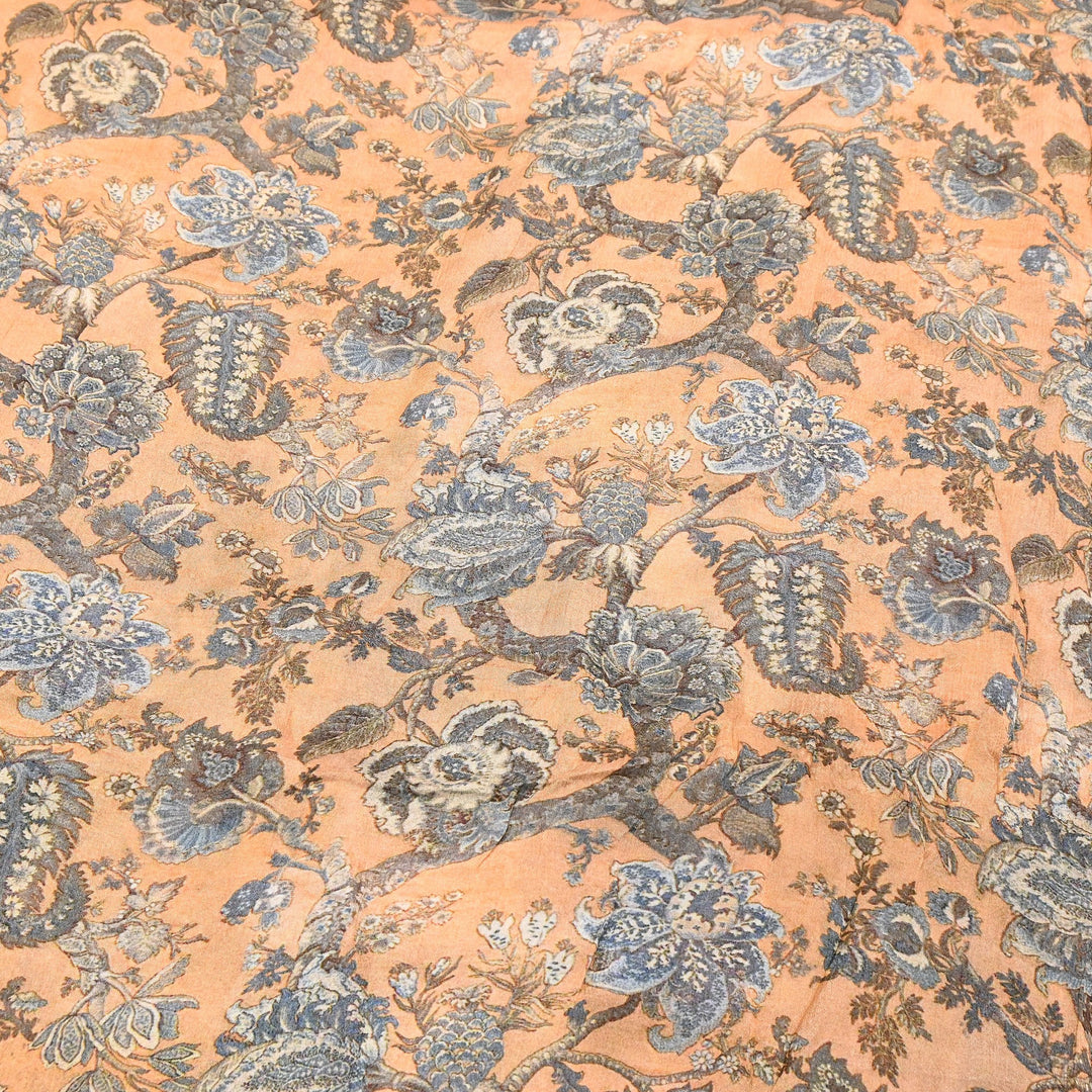 Elegant Chinnon Chiffon Digital Print Fabric | Designer Printed Chiffon Fabric-CRK884-A