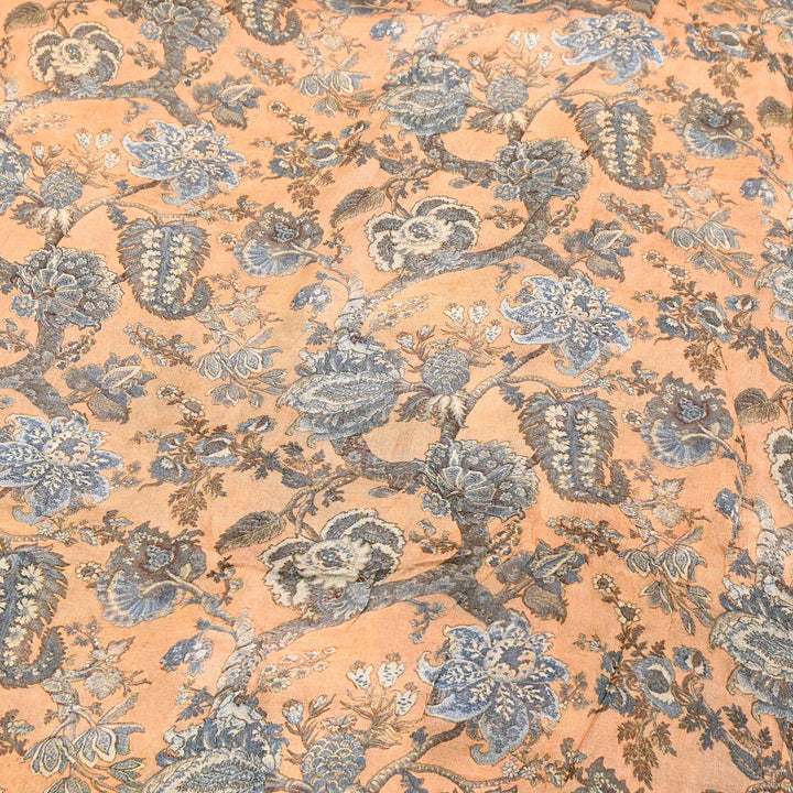 Elegant Chinnon Chiffon Digital Print Fabric | Designer Printed Chiffon Fabric-CRK884-A