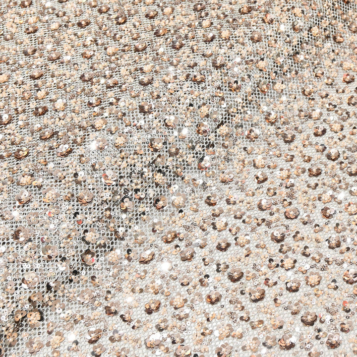 Premium Imported Net Embroidery Fabric | Designer Net Embroidered Fabric-CF4705-A5
