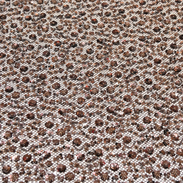 Premium Imported Net Embroidery Fabric | Designer Net Embroidered Fabric-CF4705-A4